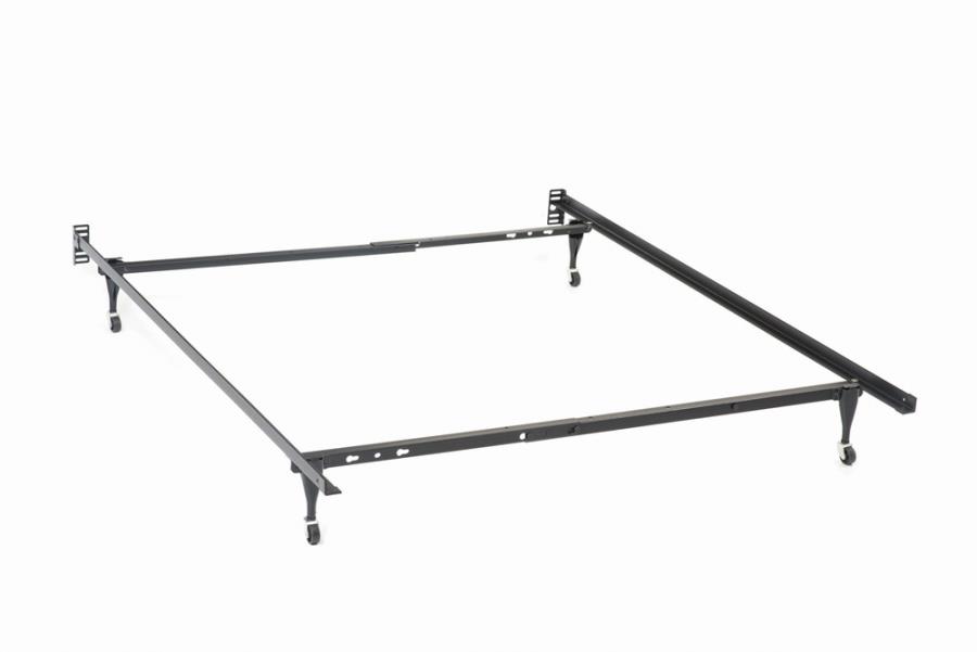 (image for) Kerns Twin or Full Bed Frame Black - Click Image to Close