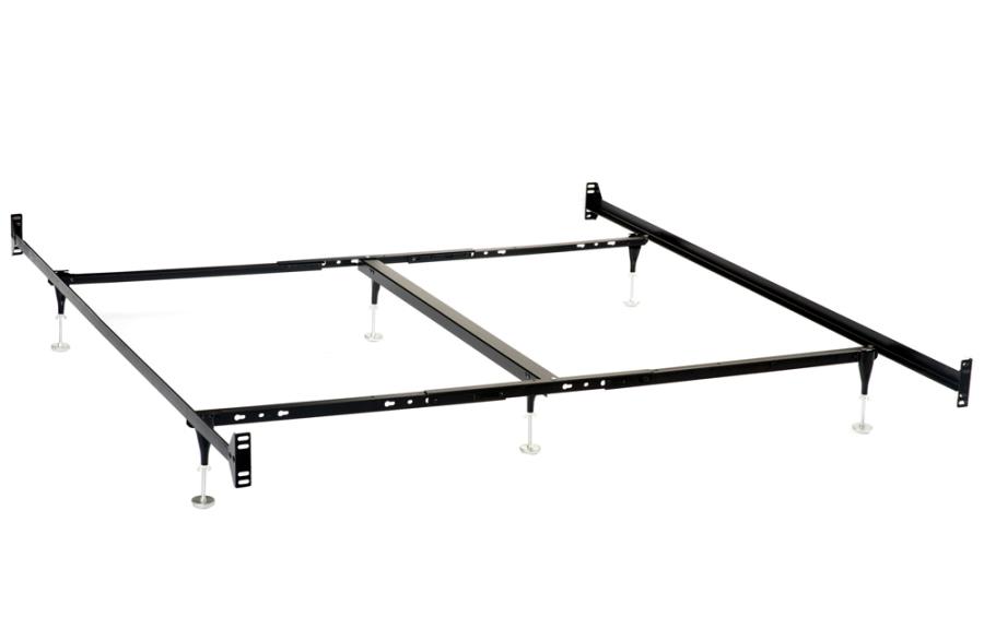 (image for) Esme California King Bed Frame Black (Headboard & Footboard) - Click Image to Close