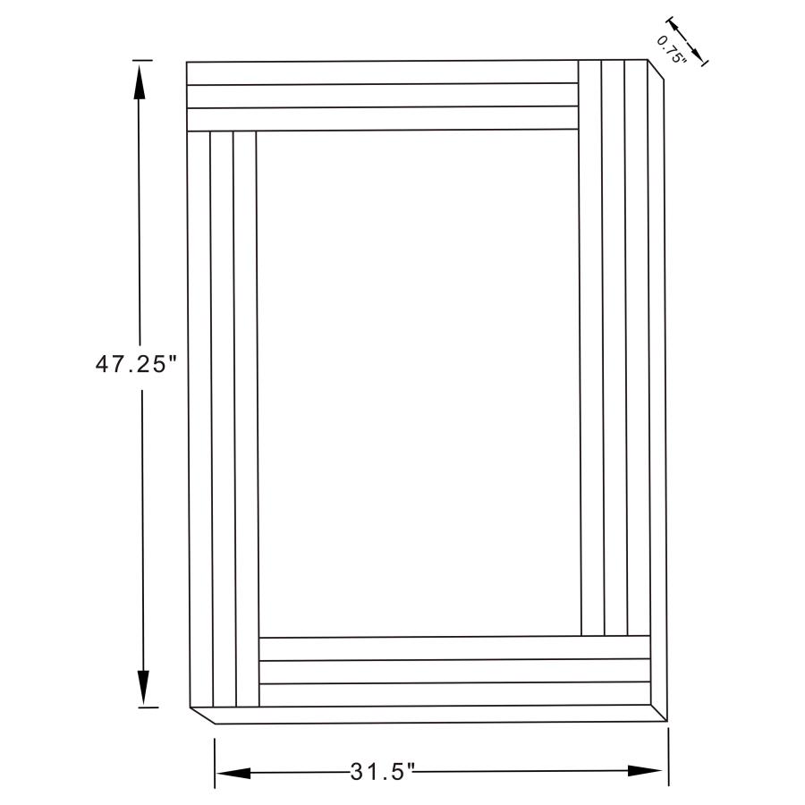 (image for) Remi Rectangular Wall Mirror