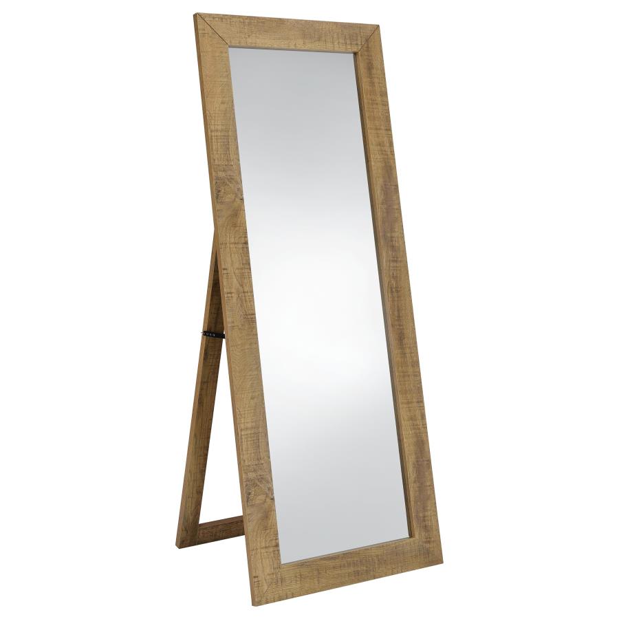 (image for) Cadence Tempered Glass Full Length Standing Mirror Mango