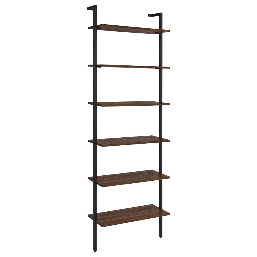 (image for) Owens 96-inch 6-shelf Wall Bookshelf Walnut