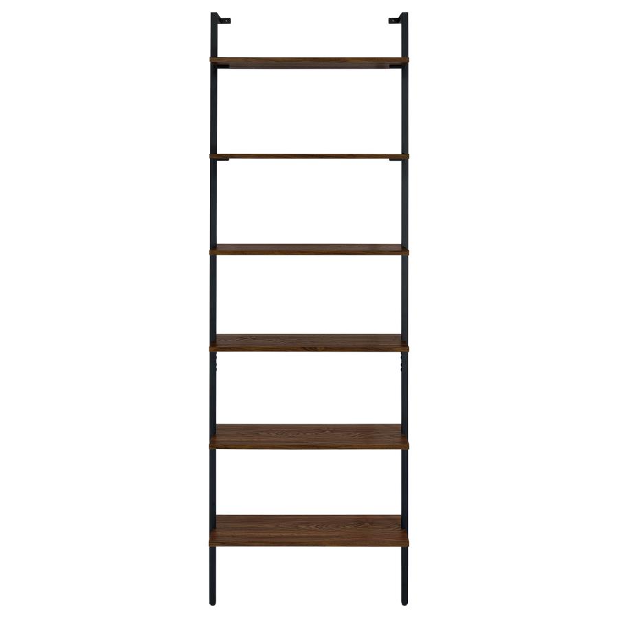 (image for) Owens 96-inch 6-shelf Wall Bookshelf Walnut