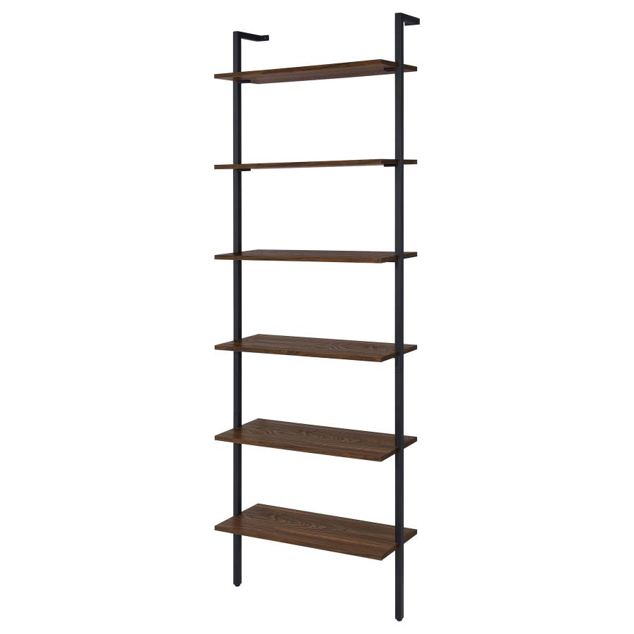 (image for) Owens 96-inch 6-shelf Wall Bookshelf Walnut