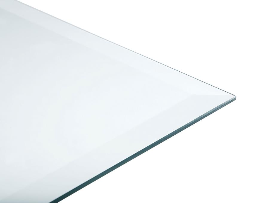 (image for) 60x36-inch 6mm Rectangular Clear Tempered Glass Top