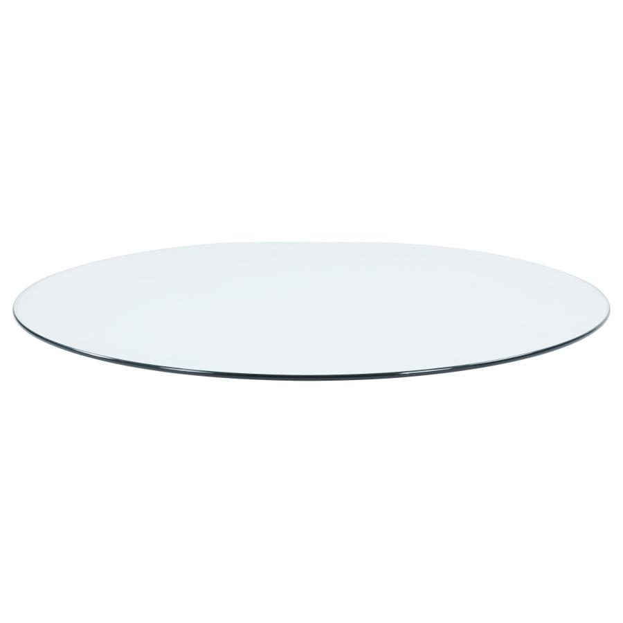 (image for) 54-inch 10mm Round Clear Tempered Glass Top