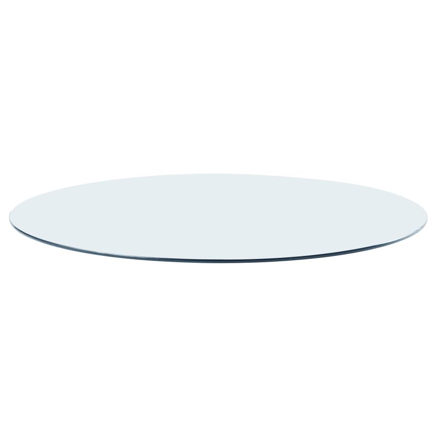 (image for) 60-inch 12mm Round Clear Tempered Glass Top - Click Image to Close