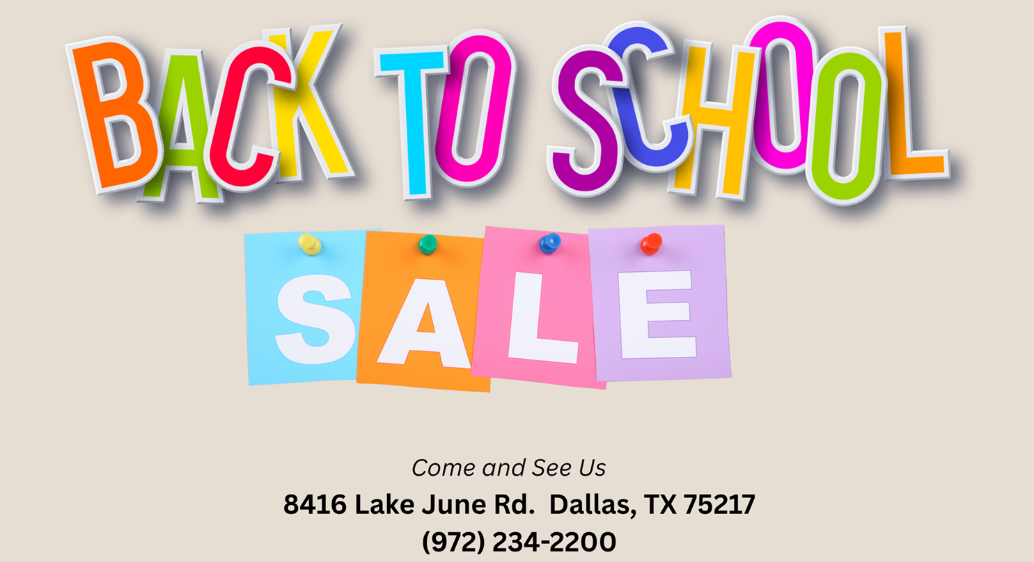 Back to School Sale