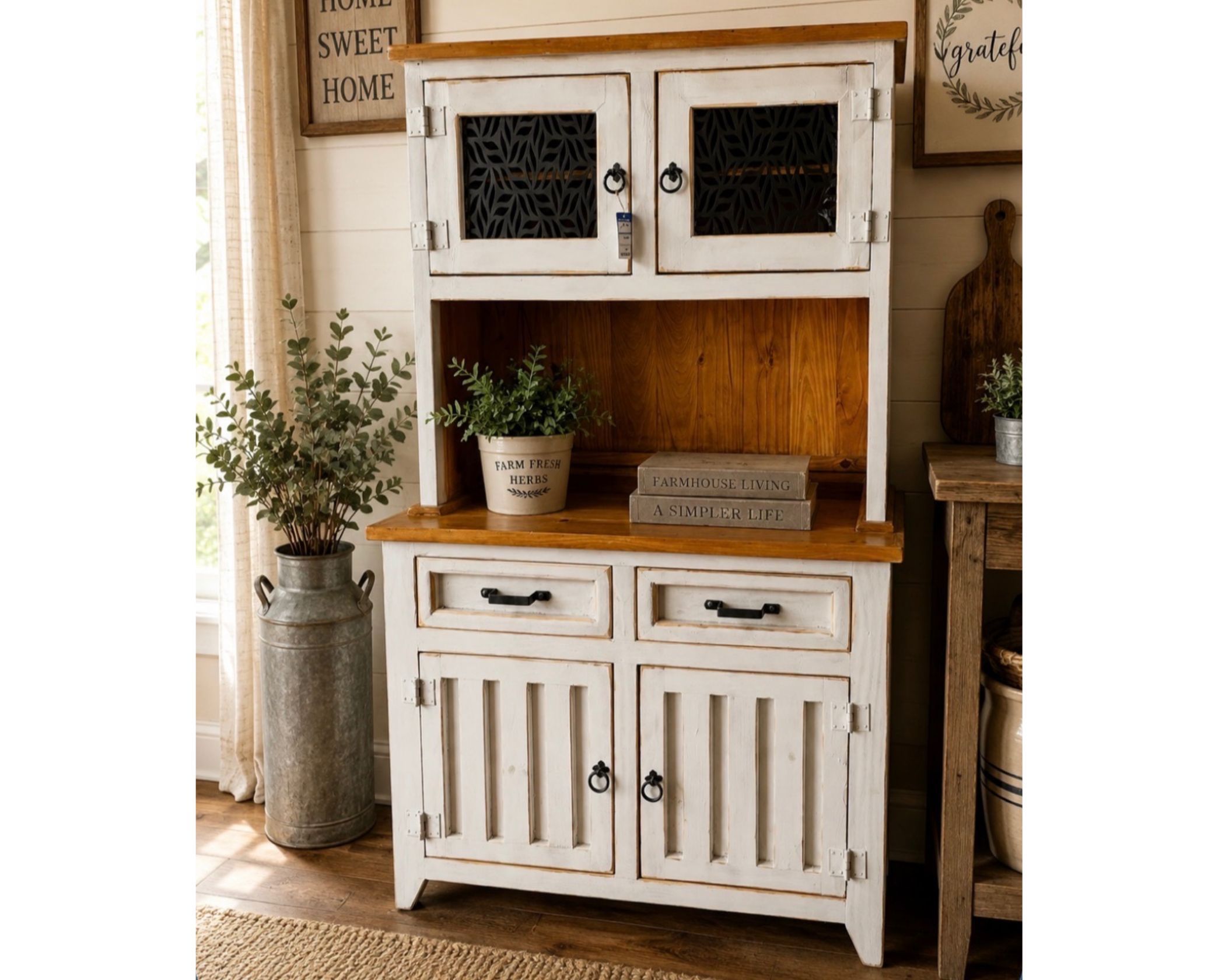 (image for) Las Cruces Laser Hutch White (1 in Stock)